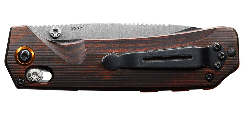 Couteau pliant Benchmade Grizzly Creek bois