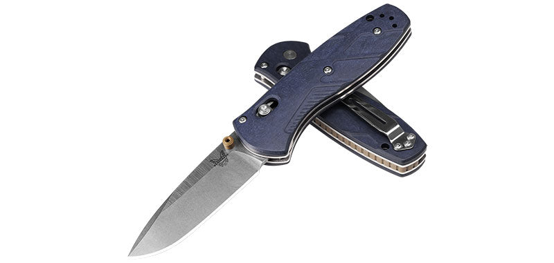 Couteau pliant Benchmade Mini Barrage Crater Blue