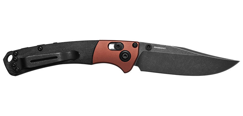 Couteau pliant Benchmade Mini Crooked River - Lame 87mm - Manche Micarta