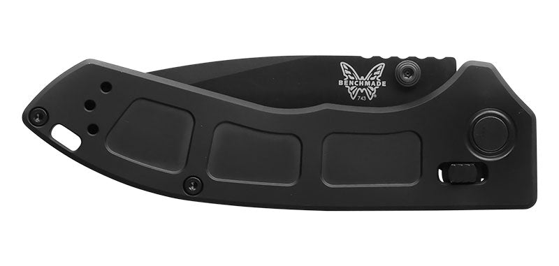 Couteau pliant Benchmade Mini Narrows titane - Manche titane noir, lame noire