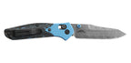 Couteau pliant Benchmade Mini Osborne - Manche carbone motif, lame damas, Damas