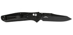 Couteau pliant Benchmade Mini Osborne - Manche g10 noir, lame noir, CPM S30V