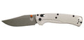 Couteau pliant Benchmade Taggedout - Manche grivory tan, lame verte, Elmax, lame de 89 mm