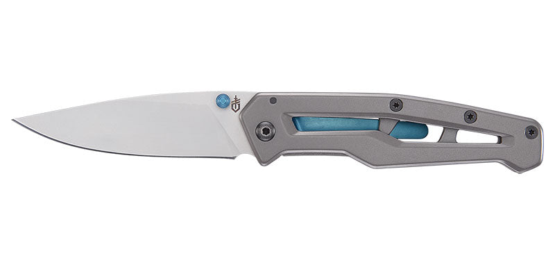 Couteau pliant Gerber Paralite argent et bleu