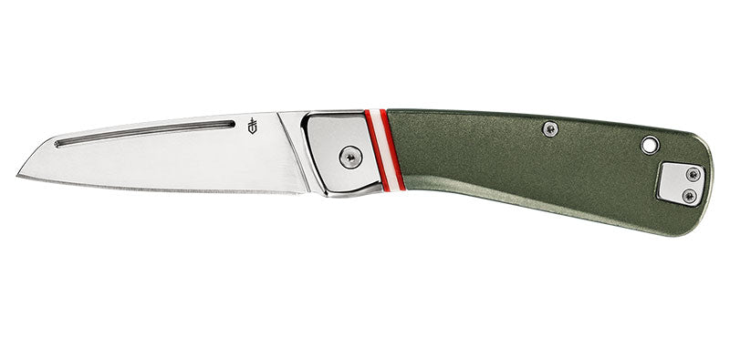 Couteau pliant Gerber Straightlace manche aluminium vert