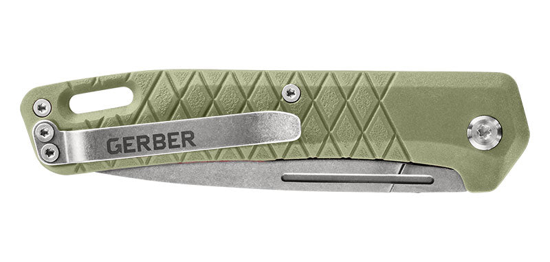 Couteau pliant Gerber Zilch Lichen Green