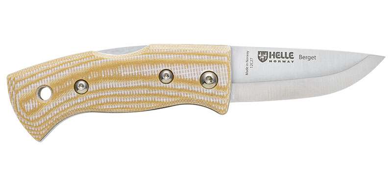 Couteau pliant Helle Berget - Beige