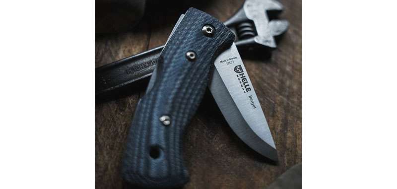 Couteau pliant Helle Berget - Denim