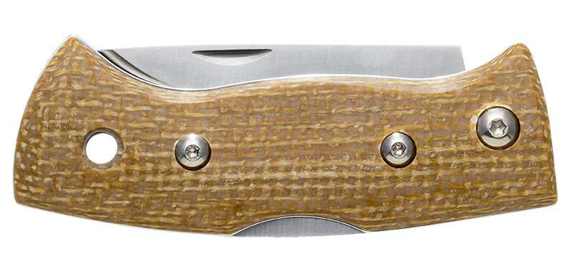 Couteau pliant Helle Berget - Moutarde