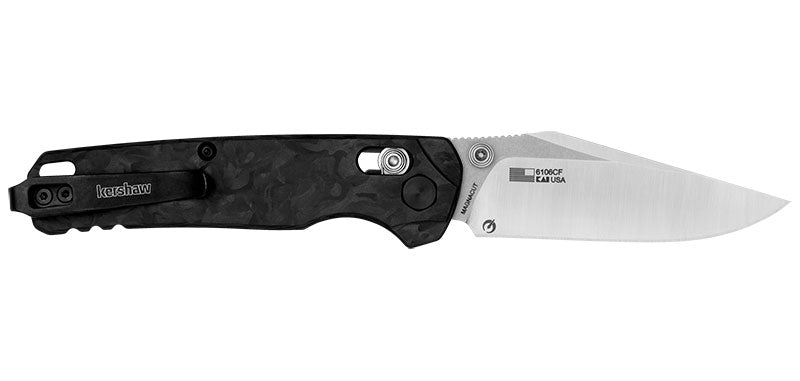 Couteau pliant Kershaw Bel Air Clip Point - Carbon Fiber