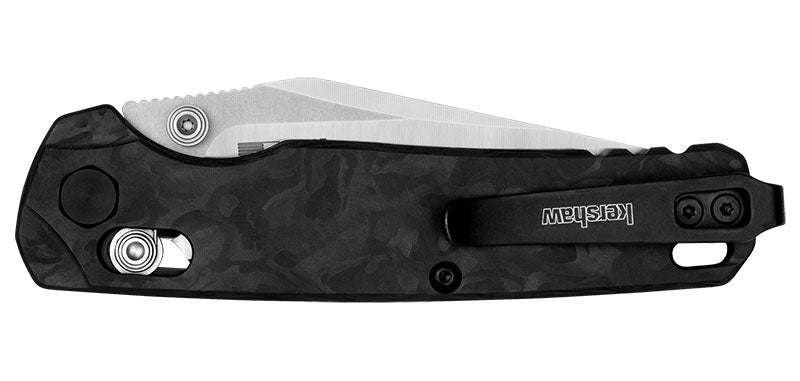 Couteau pliant Kershaw Bel Air Clip Point - Carbon Fiber