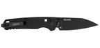 Couteau pliant Kershaw Bel Air - Manche aluminium noir, lame noire, lame de 79 mm