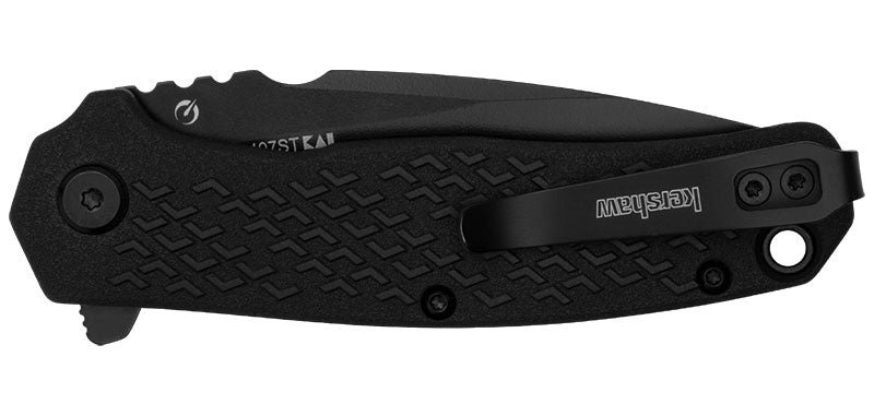 Couteau pliant Kershaw Conduit - Tranchant mixte, lame drop point