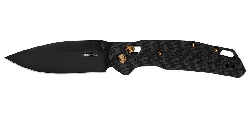 Couteau pliant Kershaw Heist - Lame 80mm - Manche Carbone