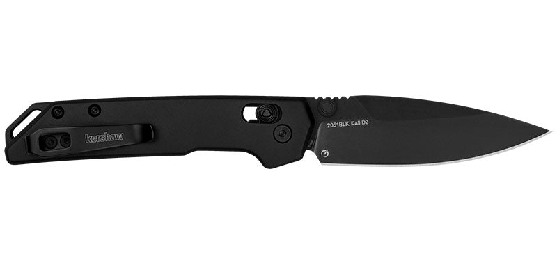 Couteau pliant Kershaw Mini Iridium - Manche aluminium noir