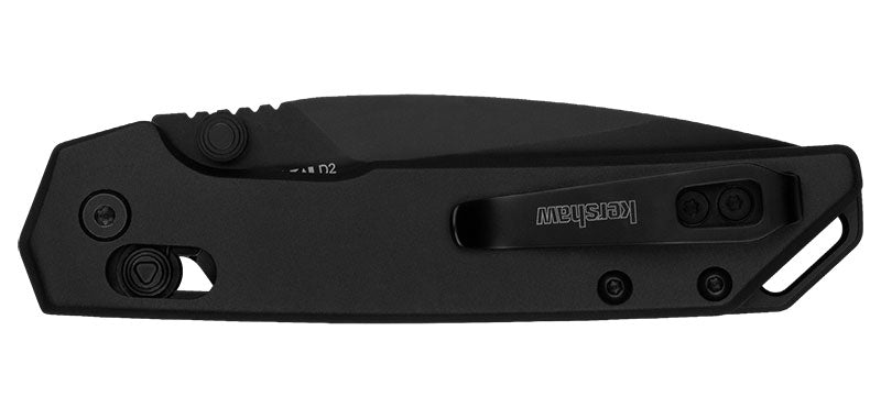 Couteau pliant Kershaw Mini Iridium - Manche aluminium noir