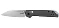 Couteau pliant Kershaw Mini Iridium Reverse Tanto - Manche aluminium gris, lame stonewash
