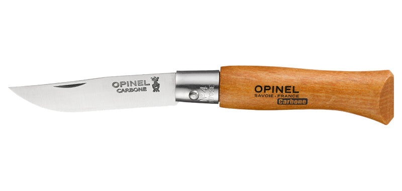 Couteau pliant Opinel Tradition carbone, du N°02 au N°12 - N°04