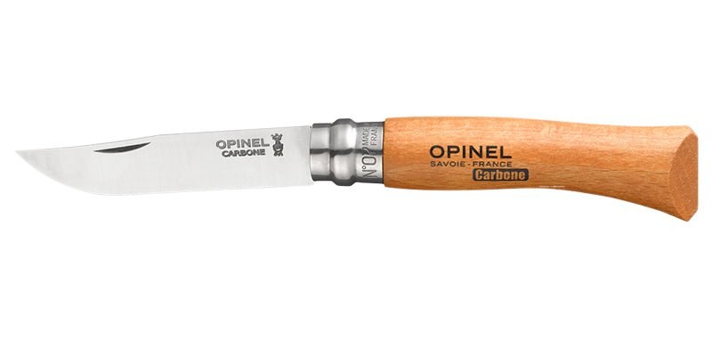 Couteau pliant Opinel Tradition carbone, du N°02 au N°12 - N°07