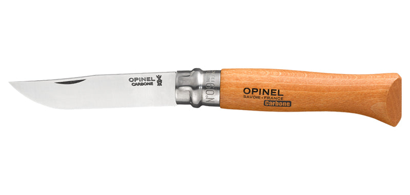 Couteau pliant Opinel Tradition carbone, du N°02 au N°12 - N°09