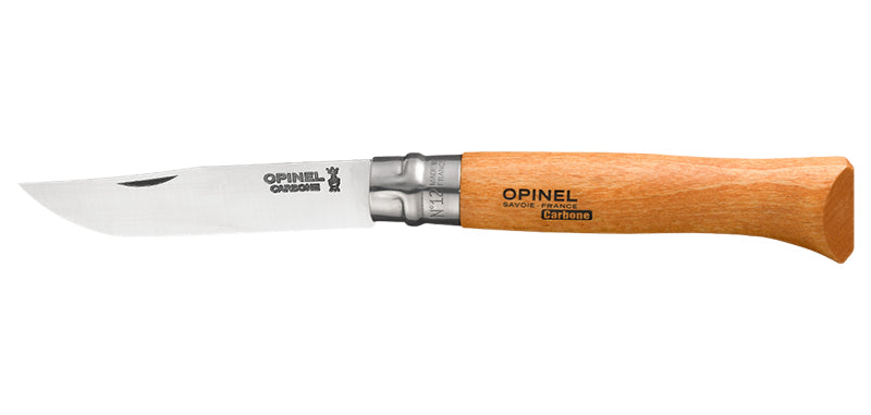 Couteau pliant Opinel Tradition carbone, du N°02 au N°12 - N°12