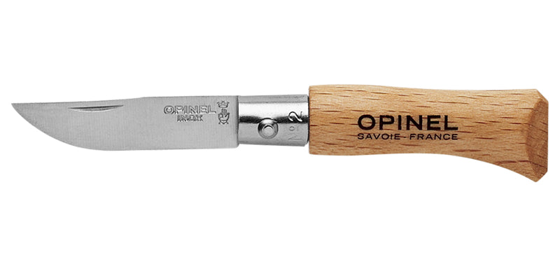 Couteau pliant Opinel Tradition inox, du N°02 au N°12 - N°02