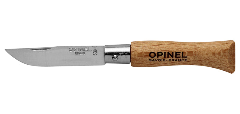 Couteau pliant Opinel Tradition inox, du N°02 au N°12 - N°04