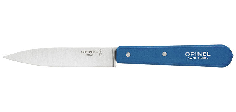 Couteaux d'office Opinel n°112 Paysage, lot de 6 - Bleu