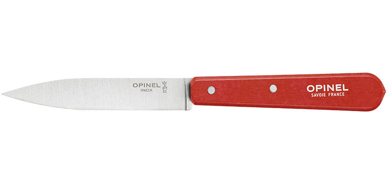 Couteaux d'office Opinel n°112 Paysage, lot de 6 - Rouge
