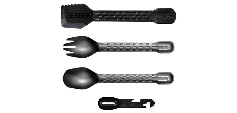 Couverts de camp Gerber ComplEAT Onyx 4 outils