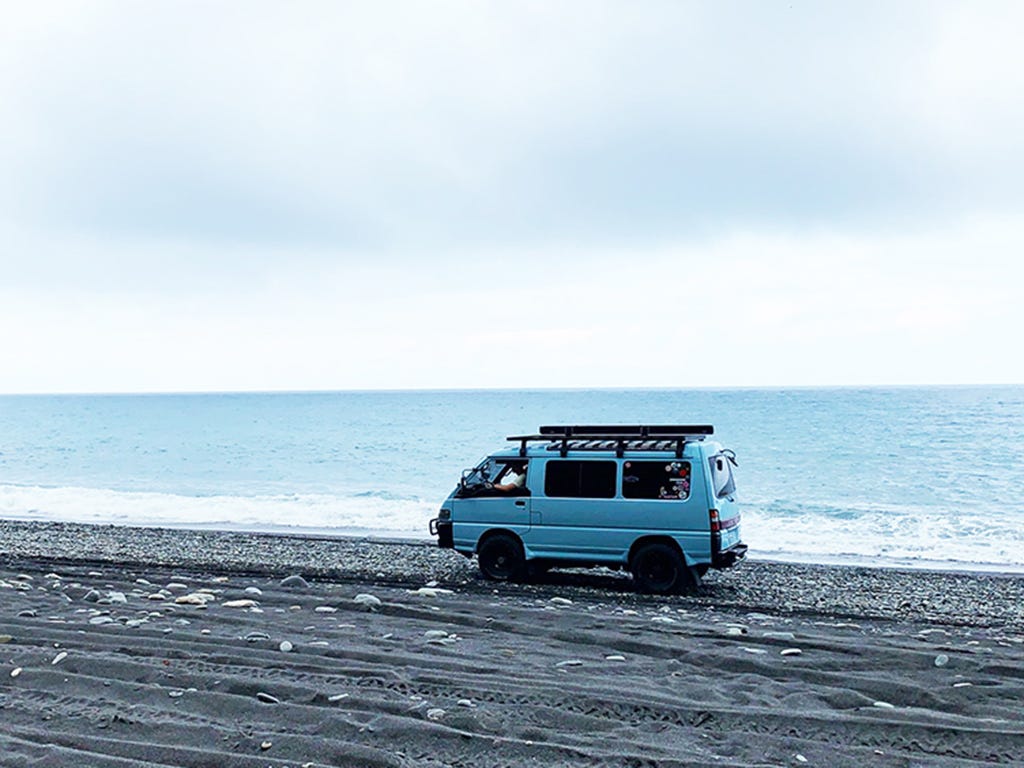 Galerie de toit pour Mitsubishi Delica, L300 toit haut (1986
