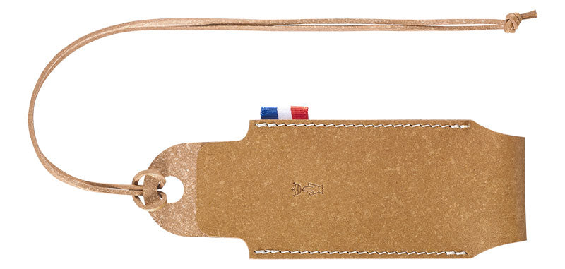 Étui Opinel en cuir pour couteau pliant - Fourreau avec lacet
