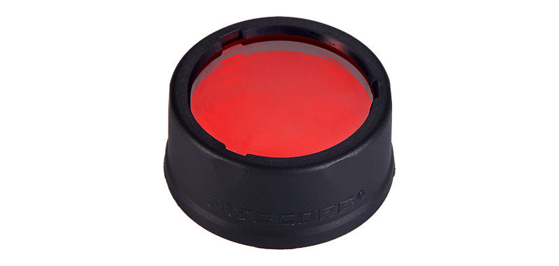 Filtre de couleur Nitecore 26 mm vert, rouge ou bleu - Rouge
