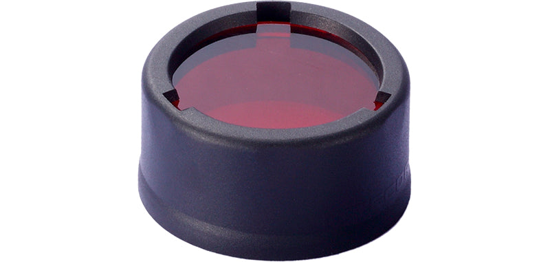Filtre de couleur Nitecore pour lampe de 23 mm - Rouge