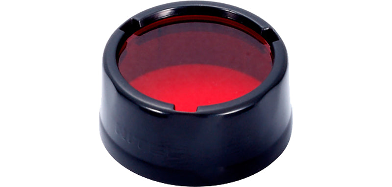 Filtre de couleur Nitecore pour lampe de 25,4 mm - Rouge