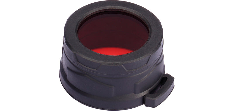 Filtre de couleur Nitecore pour lampe de 40 mm - Rouge