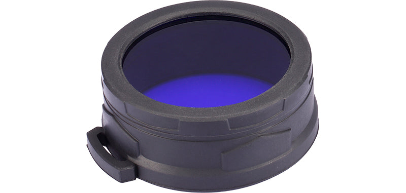 Filtre de couleur Nitecore pour lampe de 60 mm - Bleu