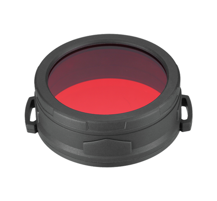 Filtre de couleur Nitecore pour lampe de 65 mm - Rouge