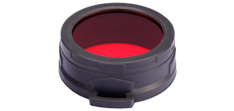 Filtre de couleur Nitecore pour lampe de 70 mm - Rouge