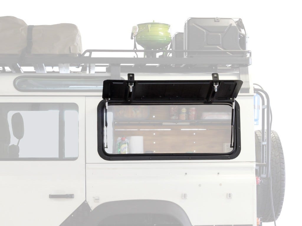 Rangement de hayon pour Land Rover Defender, Hayon latéral a