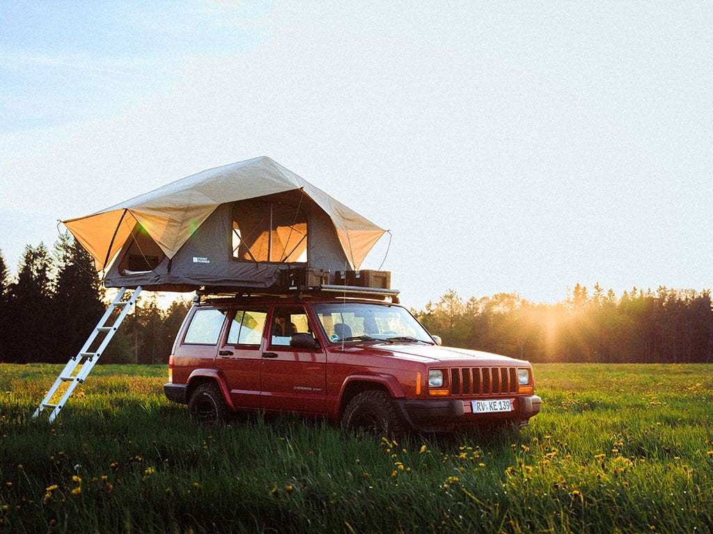 Galerie de toit à pieds hauts pour Jeep Cherokee XJ, Cheroke