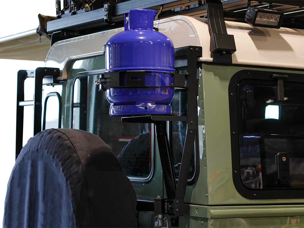 Supports latéraux pour Land Rover Defender, Bouteille de gaz