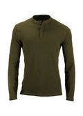 Henley Huntsman 200 – Mérinos, Col Boutonné, Made in USA – vue principale