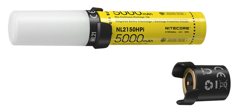 Kit accu Nitecore 21700 SET lampe et module batterie