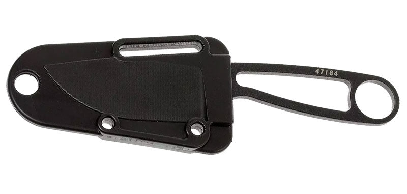 Kit de survie ESEE Izula noir avec couteau et pierre à feu