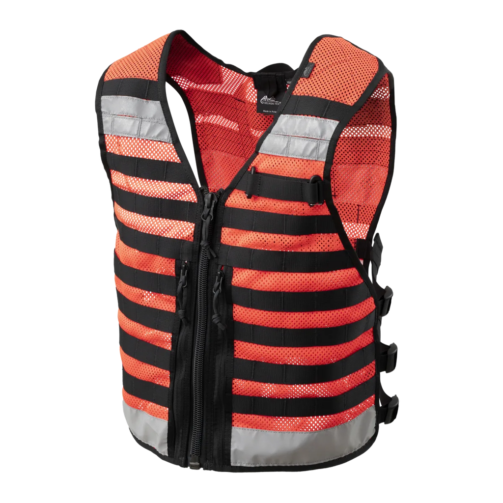 Gilet de secours SAR rouge fluo - Fluorescent Red