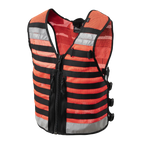 Gilet de secours SAR rouge fluo - Fluorescent Red