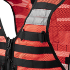 Gilet de secours SAR rouge fluo - detail 8
