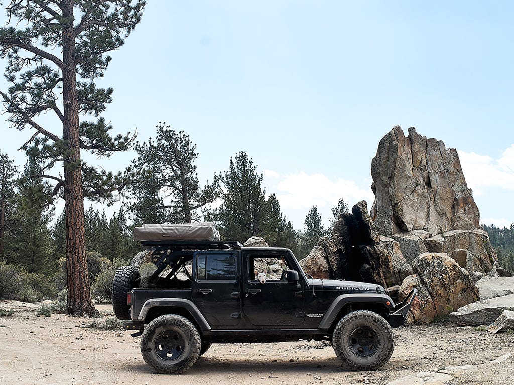 Demi-galerie de toit Extreme pour Jeep Wrangler, JK 4 portes