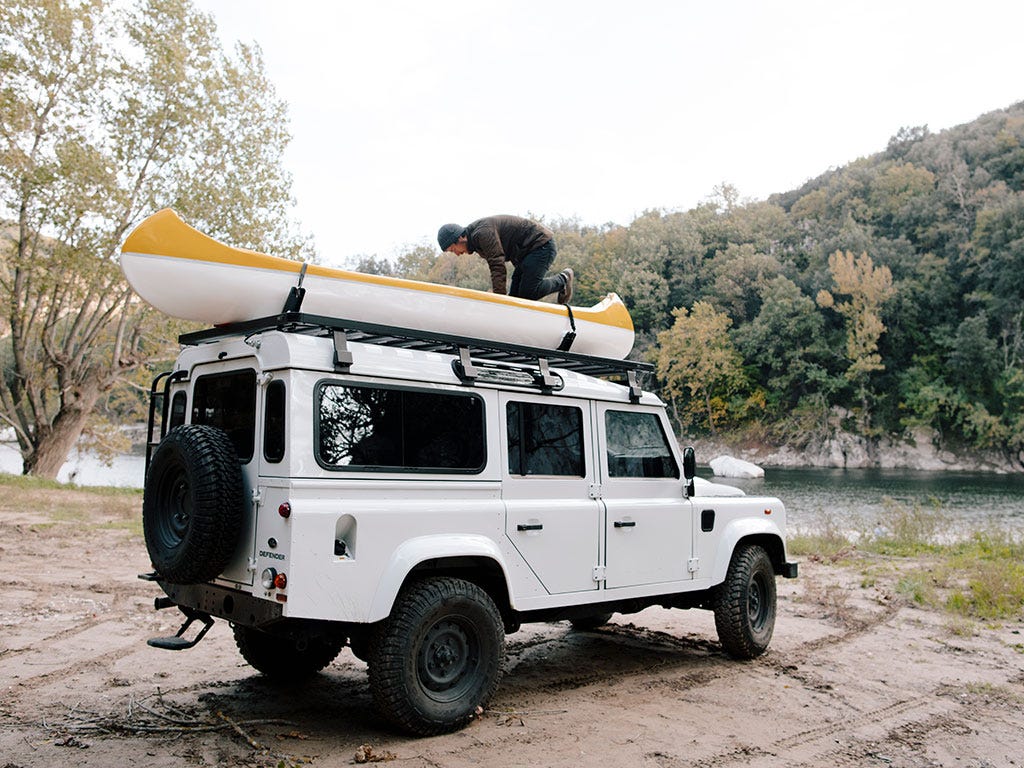 Galerie de toit à pieds hauts pour Land Rover Defender (1983